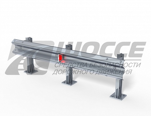 Мостовое барьерное ограждение 11МО-130-0,75-3,0-0,75 по ГОСТ 26804-2012